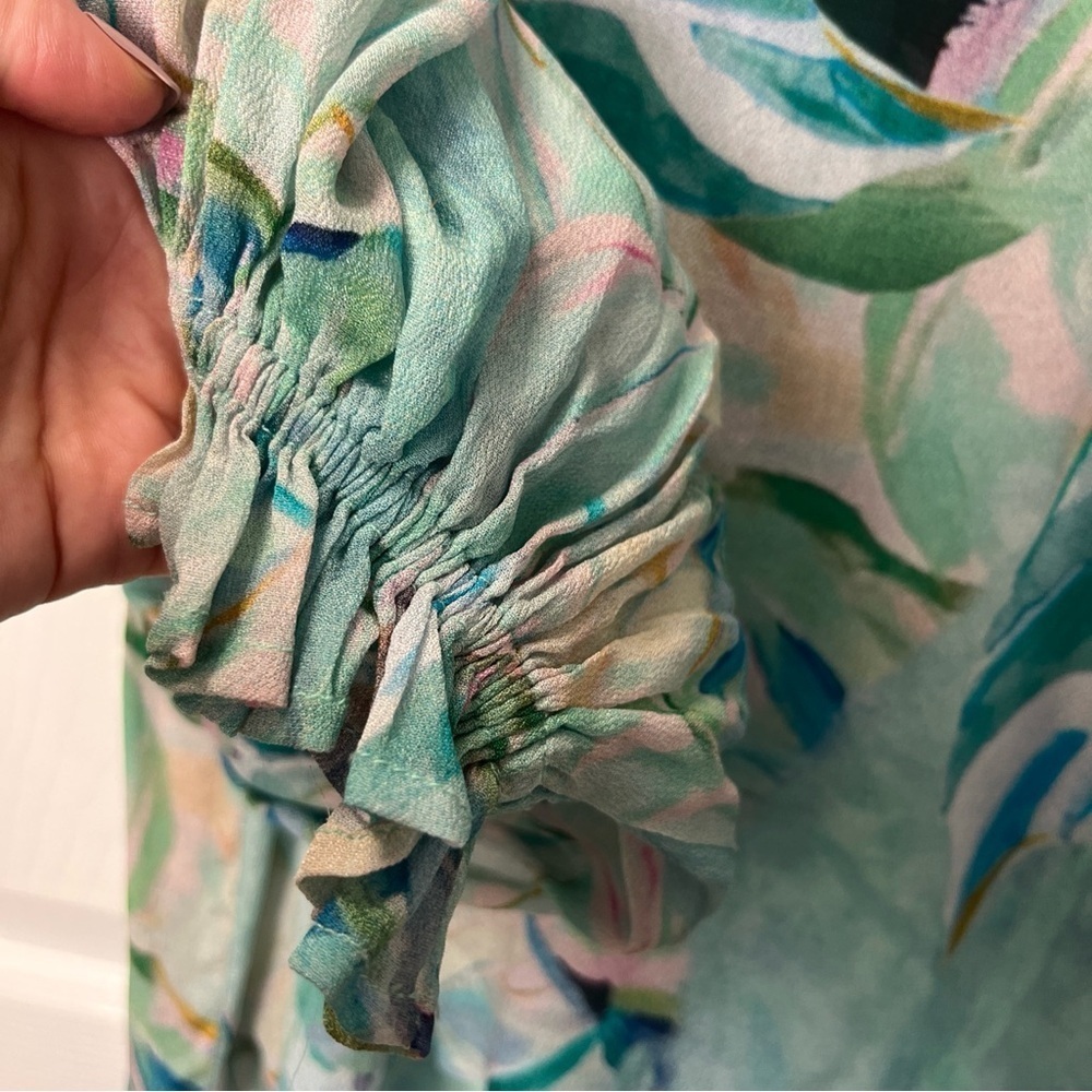 Anthropologie Blank Women's Blouse pastel size small - Picture 3 of 11